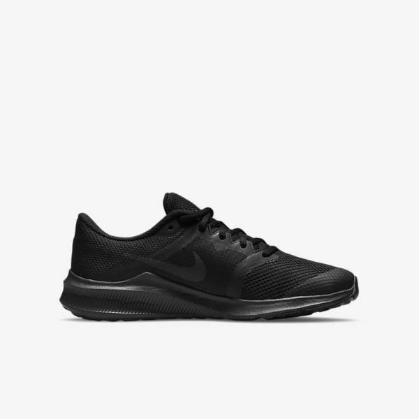 Αθλητικά Παπούτσια Nike Downshifter 11 Older δρομου παιδικα μαυρα σκούρο γκρι | NK618SGH