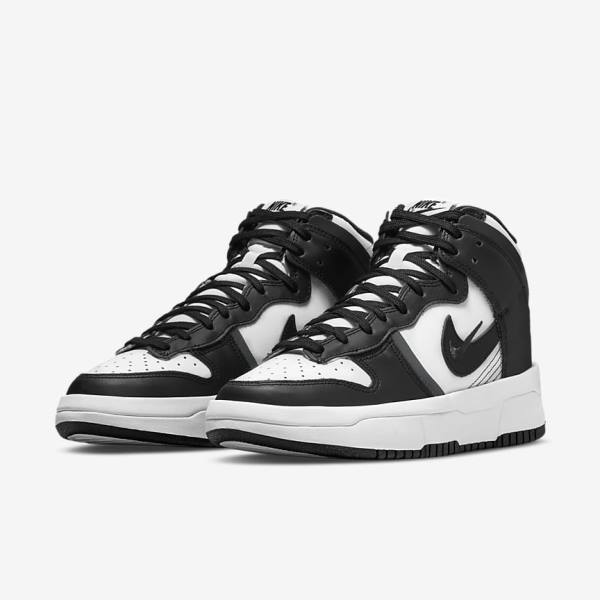 Αθλητικά Παπούτσια Nike Dunk High Up γυναικεια ασπρα σκούρο γκρι μαυρα | NK802SWY