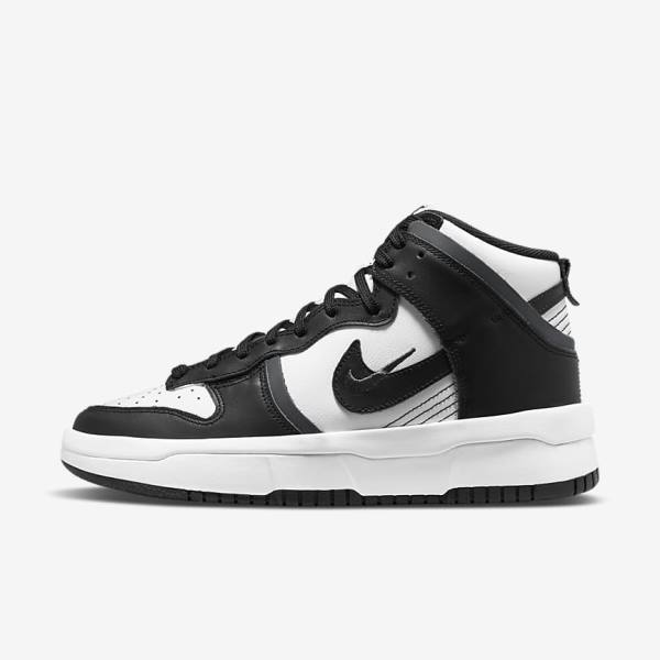 Αθλητικά Παπούτσια Nike Dunk High Up γυναικεια ασπρα σκούρο γκρι μαυρα | NK802SWY