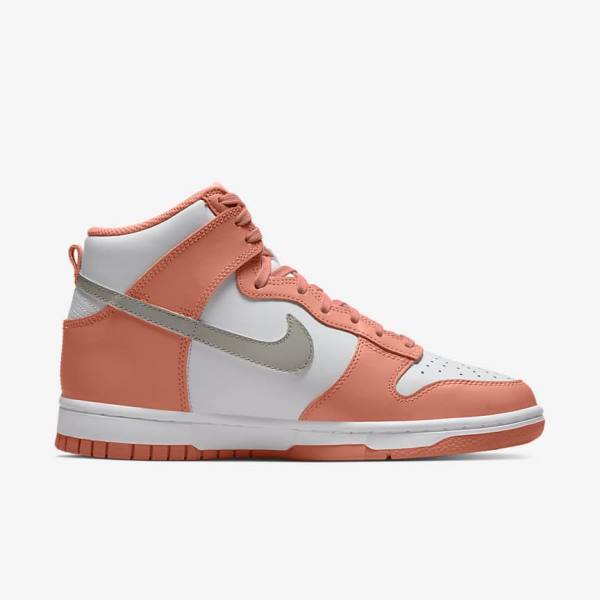 Αθλητικά Παπούτσια Nike Dunk High γυναικεια κοκκινα ασπρα ανοιχτο | NK528BQL