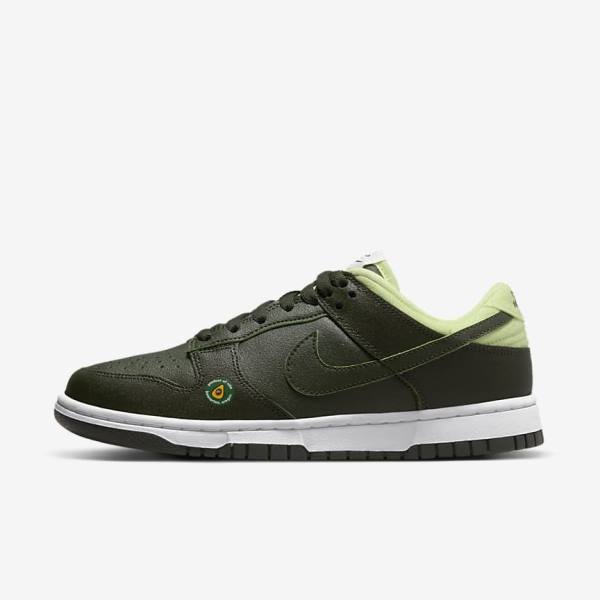 Αθλητικά Παπούτσια Nike Dunk Low LX γυναικεια Ελιά πρασινο | NK106UNJ