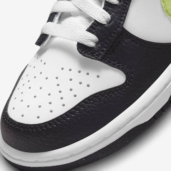 Αθλητικά Παπούτσια Nike Dunk Low Older παιδικα ασπρα μαυρα μπλε ανοιχτο λεμόνι | NK402XZY