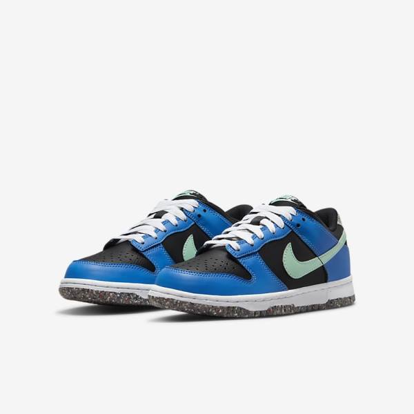 Αθλητικά Παπούτσια Nike Dunk Low SE Older παιδικα μαυρα ανοιχτο μπλε ροζ μεντα | NK731EIR