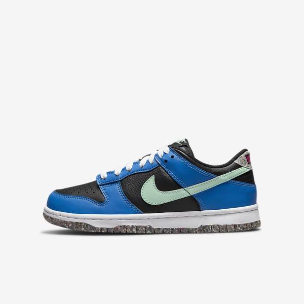 Αθλητικά Παπούτσια Nike Dunk Low SE Older παιδικα μαυρα ανοιχτο μπλε ροζ μεντα | NK731EIR