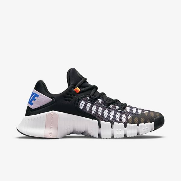 Αθλητικά Παπούτσια Nike Free Metcon 4 ανδρικα μαυρα ασπρα μπλε κίτρινα | NK730RQV