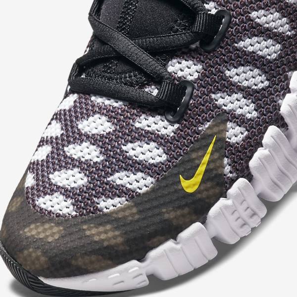 Αθλητικά Παπούτσια Nike Free Metcon 4 ανδρικα μαυρα ασπρα μπλε κίτρινα | NK730RQV