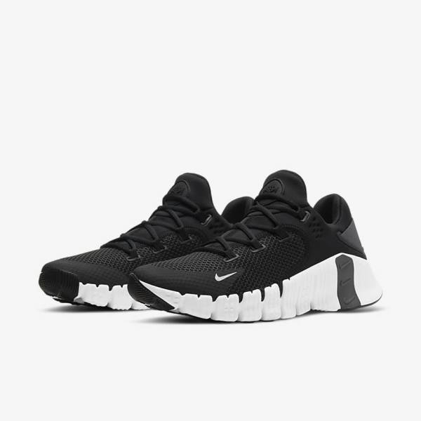 Αθλητικά Παπούτσια Nike Free Metcon 4 ανδρικα μαυρα γκρι | NK837YPB