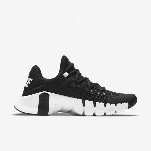 Αθλητικά Παπούτσια Nike Free Metcon 4 γυναικεια μαυρα ασπρα | NK605LOA