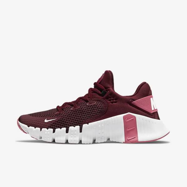 Αθλητικά Παπούτσια Nike Free Metcon 4 γυναικεια ροζ ασπρα κίτρινα | NK968BWG