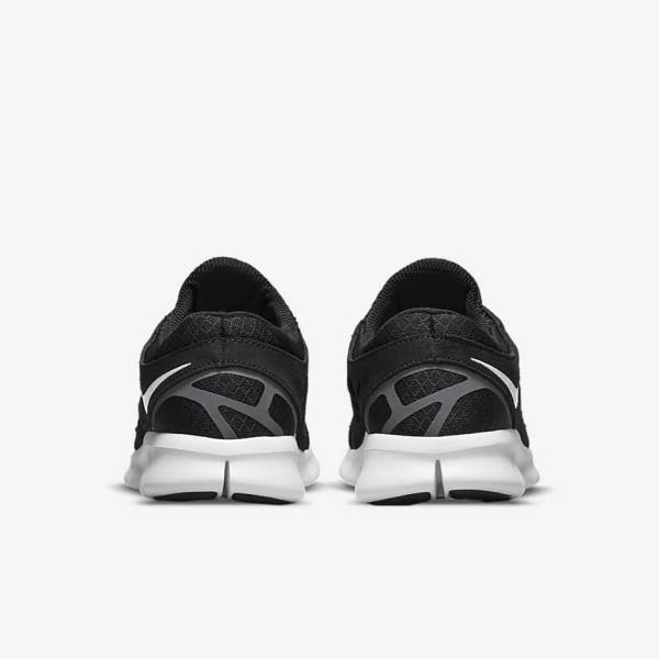 Αθλητικά Παπούτσια Nike Free Run 2 ανδρικα μαυρα σκούρο γκρι ασπρα | NK154EDU