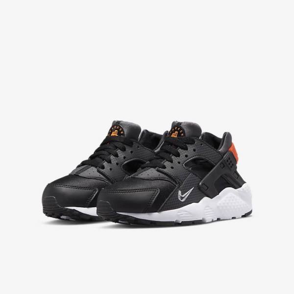 Αθλητικά Παπούτσια Nike Huarache Run Older παιδικα μαυρα πορτοκαλι γκρι ασπρα | NK287JVZ