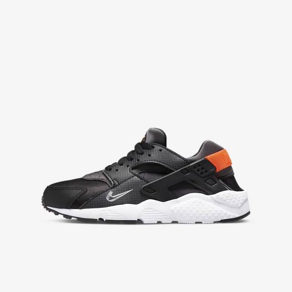 Αθλητικά Παπούτσια Nike Huarache Run Older παιδικα μαυρα πορτοκαλι γκρι ασπρα | NK287JVZ