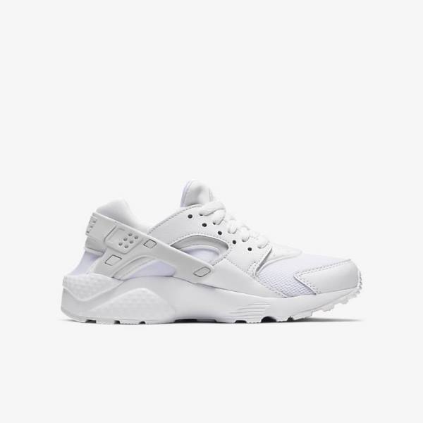 Αθλητικά Παπούτσια Nike Huarache Run Older παιδικα ασπρα Πλατίνα ασπρα | NK452VFK