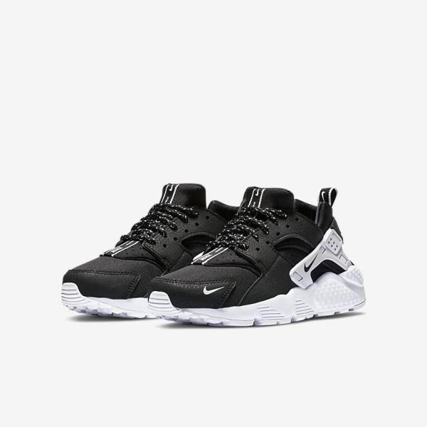 Αθλητικά Παπούτσια Nike Huarache SE Older παιδικα μαυρα ασπρα | NK037XFB