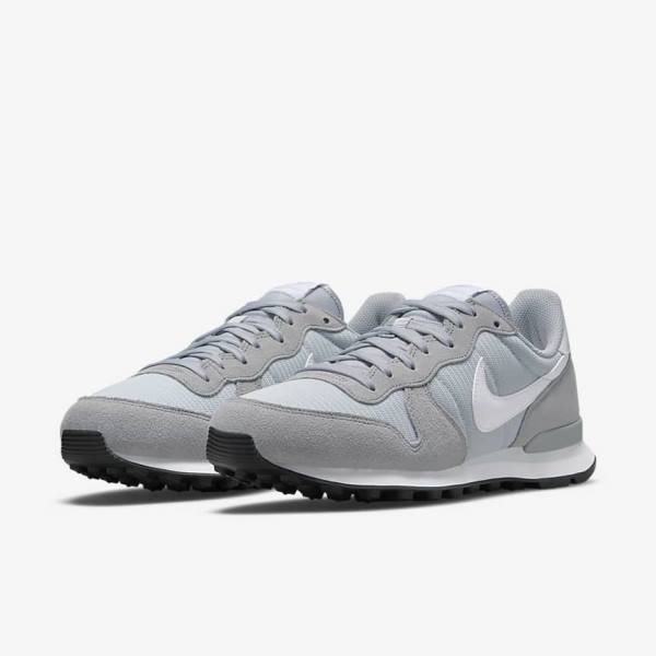 Αθλητικά Παπούτσια Nike Internationalist γυναικεια γκρι Πλατίνα μαυρα ασπρα | NK273HUJ