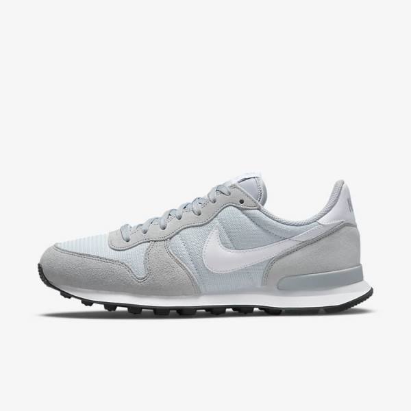 Αθλητικά Παπούτσια Nike Internationalist γυναικεια γκρι Πλατίνα μαυρα ασπρα | NK273HUJ