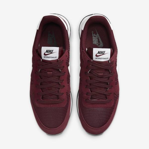 Αθλητικά Παπούτσια Nike Internationalist γυναικεια μαυρα Πλατίνα ασπρα | NK810LWZ