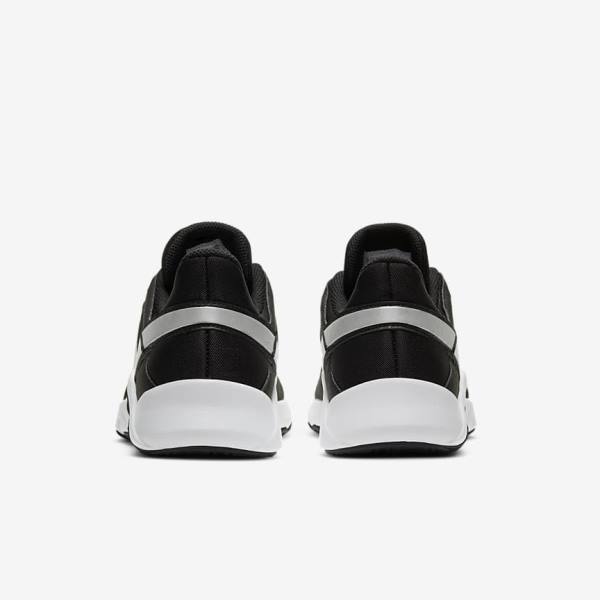 Αθλητικά Παπούτσια Nike Legend Essential 2 ανδρικα μαυρα μεταλλικός ασημι ασπρα | NK782SKM