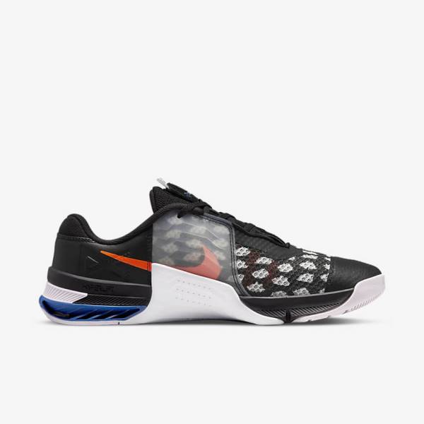 Αθλητικά Παπούτσια Nike Metcon 7 ανδρικα μαυρα ασπρα μπλε κίτρινα | NK908CAF