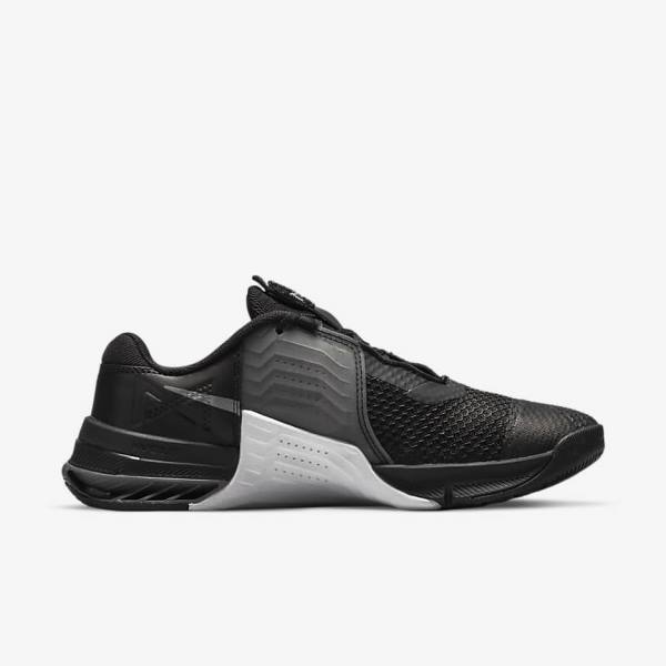 Αθλητικά Παπούτσια Nike Metcon 7 γυναικεια μαυρα ασπρα γκρι μεταλλικός σκούρο γκρι | NK174AFJ