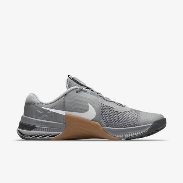 Αθλητικά Παπούτσια Nike Metcon 7 γυναικεια γκρι καφε σκούρο γκρι ασπρα | NK451YMU