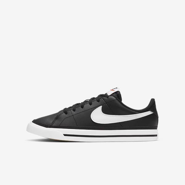 Αθλητικά Παπούτσια Nike NikeCourt Legacy Older παιδικα μαυρα ανοιχτο καφε ασπρα | NK034BJS