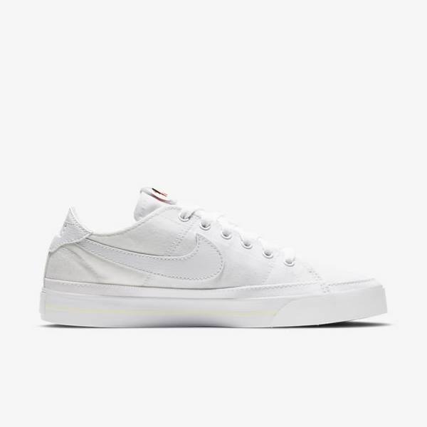 Αθλητικά Παπούτσια Nike NikeCourt Legacy καμβα γυναικεια ασπρα | NK724DGQ