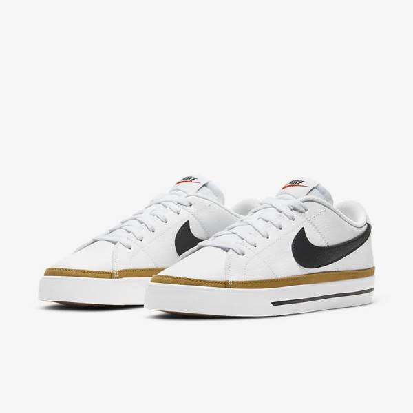 Αθλητικά Παπούτσια Nike NikeCourt Legacy γυναικεια ασπρα μαυρα | NK849RMO