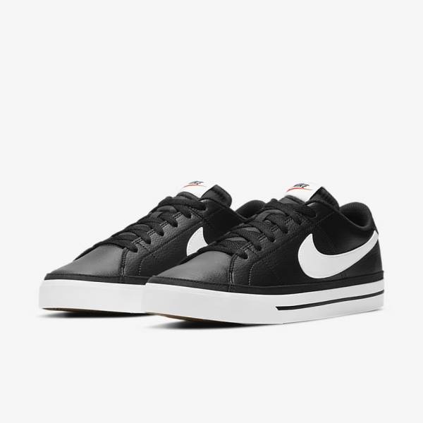 Αθλητικά Παπούτσια Nike NikeCourt Legacy ανδρικα μαυρα ανοιχτο καφε ασπρα | NK982ZVL