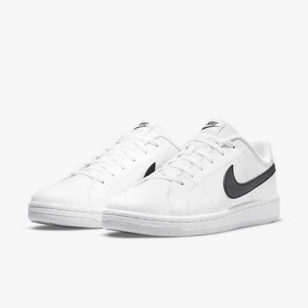 Αθλητικά Παπούτσια Nike NikeCourt Royale 2 Next Nature ανδρικα ασπρα μαυρα | NK081HOI