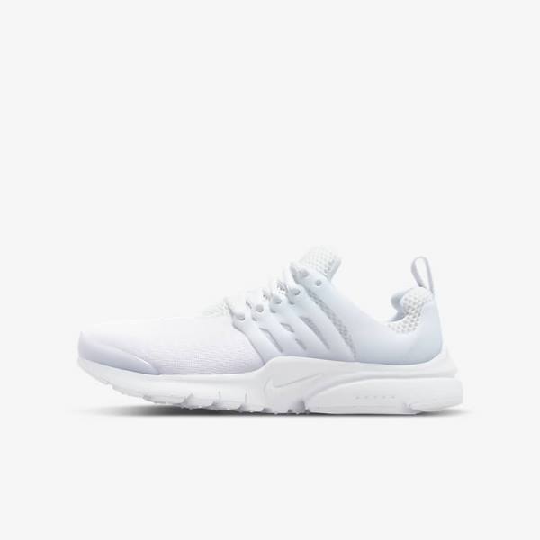 Αθλητικά Παπούτσια Nike Presto Older παιδικα ασπρα Πλατίνα ασπρα | NK173FVC