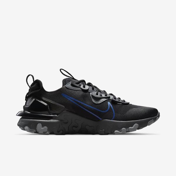 Αθλητικά Παπούτσια Nike React Vision ανδρικα μαυρα σκούρο γκρι μπλε ρουά | NK076QFP