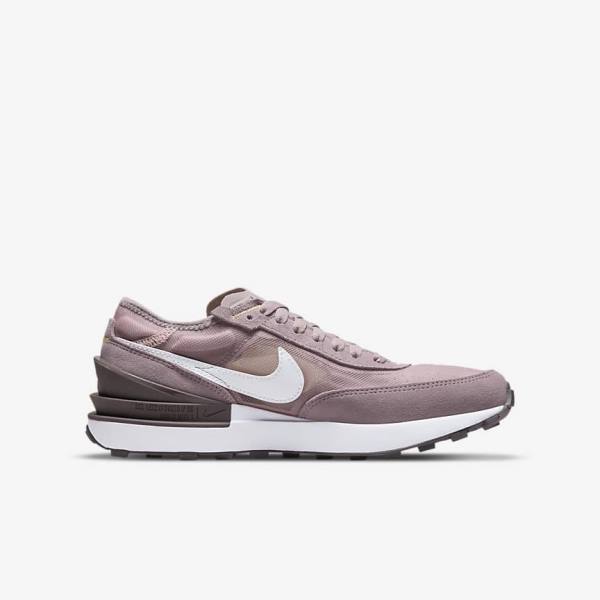 Αθλητικά Παπούτσια Nike Waffle One Older παιδικα ροζ ανοιχτο μωβ ασπρα | NK629SBI