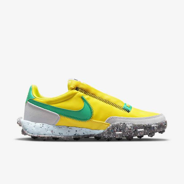 Αθλητικά Παπούτσια Nike Waffle Racer Crater γυναικεια κίτρινα μπλε πρασινο | NK152UEI