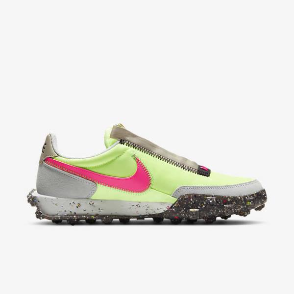 Αθλητικά Παπούτσια Nike Waffle Racer Crater γυναικεια μαυρα πρασινο ροζ | NK261LOV