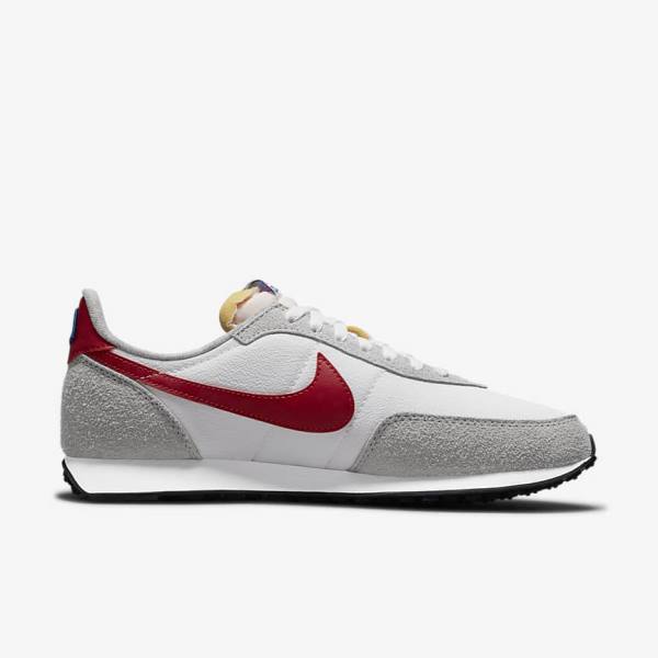 Αθλητικά Παπούτσια Nike Waffle Trainer 2 ανδρικα ασπρα ανοιχτο γκρι μπλε ρουά κοκκινα | NK140AHS