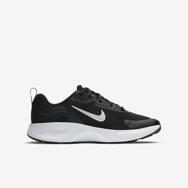 Αθλητικά Παπούτσια Nike WearAllDay Older παιδικα μαυρα ασπρα | NK479SCO