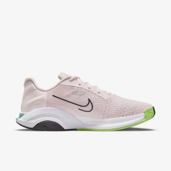 Αθλητικά Παπούτσια Nike ZoomX SuperRep Surge Endurance Class γυναικεια ανοιχτο ροζ πρασινο μαυρα | NK497JRL