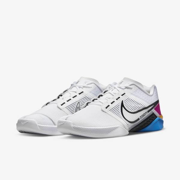 Αθλητικά Παπούτσια Nike Zoom Metcon Turbo 2 ανδρικα ασπρα μπλε ροζ μαυρα | NK081RXM