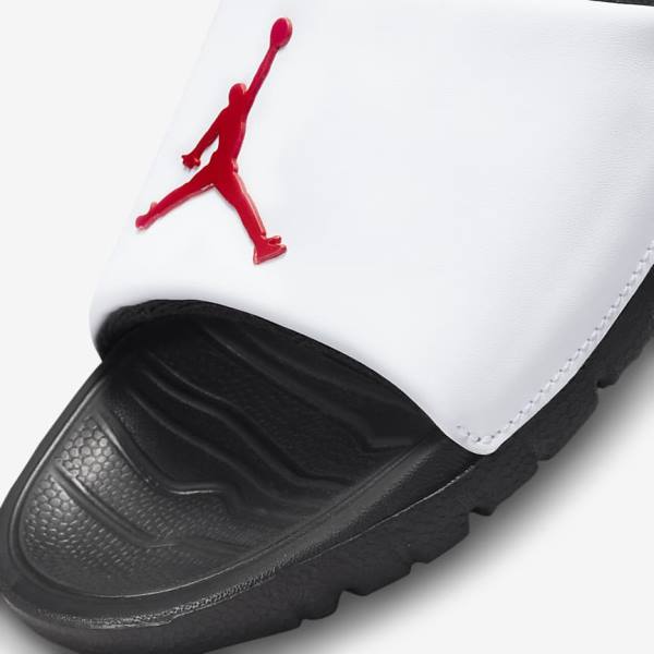 παντοφλεσ Nike Jordan Break ανδρικα μαυρα ασπρα κοκκινα | NK038GTI