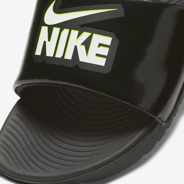 παντοφλεσ Nike Kawa Older παιδικα μαυρα ασπρα | NK826PVL