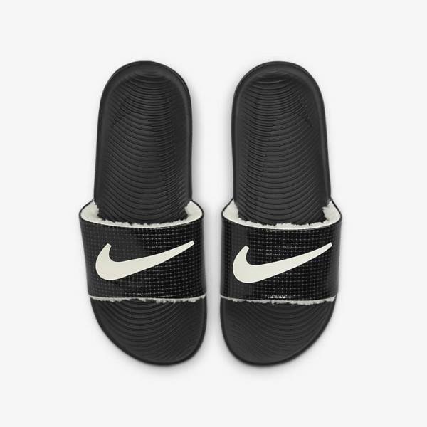 παντοφλεσ Nike Kawa SE Older παιδικα μαυρα | NK406MUB