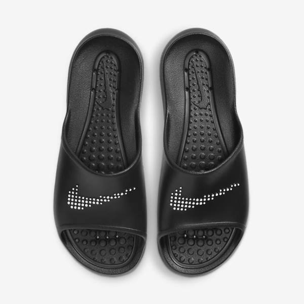 παντοφλεσ Nike Victori One Shower ανδρικα μαυρα ασπρα | NK603CRA