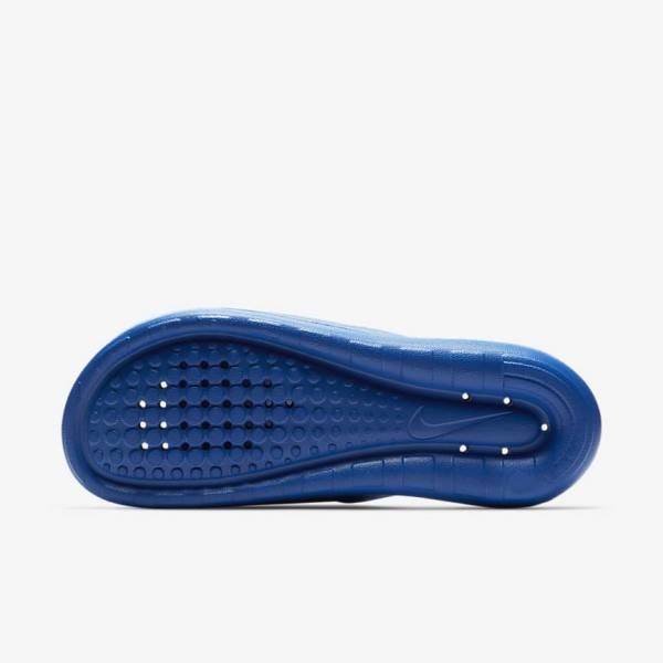 παντοφλεσ Nike Victori One Shower ανδρικα μπλε ρουά μπλε ρουά ασπρα | NK726CON