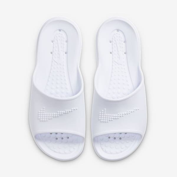 παντοφλεσ Nike Victori One Shower γυναικεια ασπρα | NK329ZSN