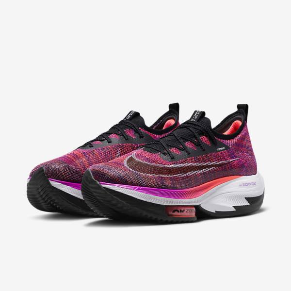 παπουτσια για τρεξιμο Nike Air Zoom Alphafly NEXT% Flyknit δρομου αγωνιστικα ανδρικα πορτοκαλι τυρκουάζ μαυρα | NK043JPL