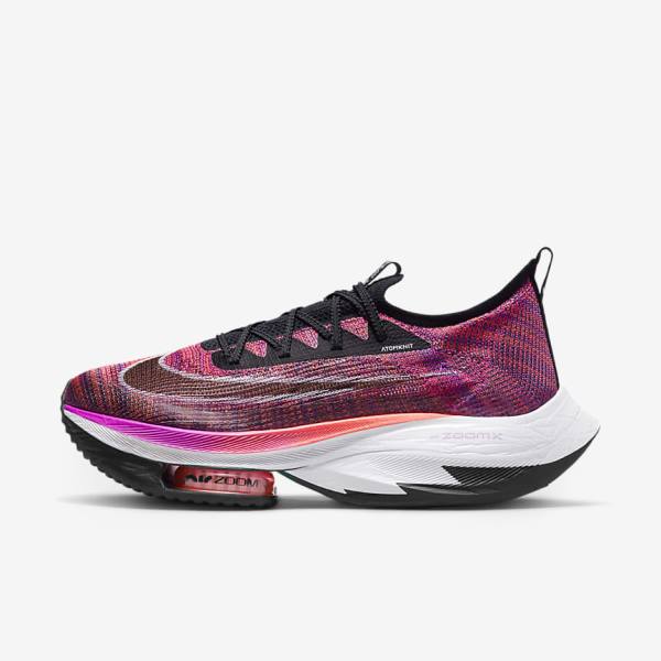 παπουτσια για τρεξιμο Nike Air Zoom Alphafly NEXT% Flyknit δρομου αγωνιστικα ανδρικα πορτοκαλι τυρκουάζ μαυρα | NK043JPL