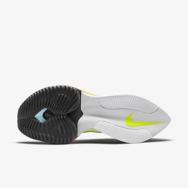 παπουτσια για τρεξιμο Nike Air Zoom Alphafly NEXT% Flyknit δρομου αγωνιστικα ανδρικα ανοιχτο Μάνγκο μεταλλικός κοκκινα καφε μαυρα | NK514PNW