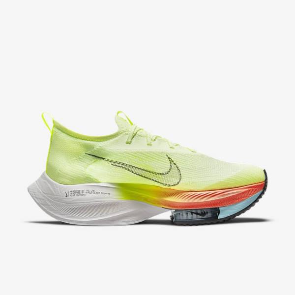 παπουτσια για τρεξιμο Nike Air Zoom Alphafly NEXT% Flyknit δρομου αγωνιστικα ανδρικα ανοιχτο Μάνγκο μεταλλικός κοκκινα καφε μαυρα | NK514PNW