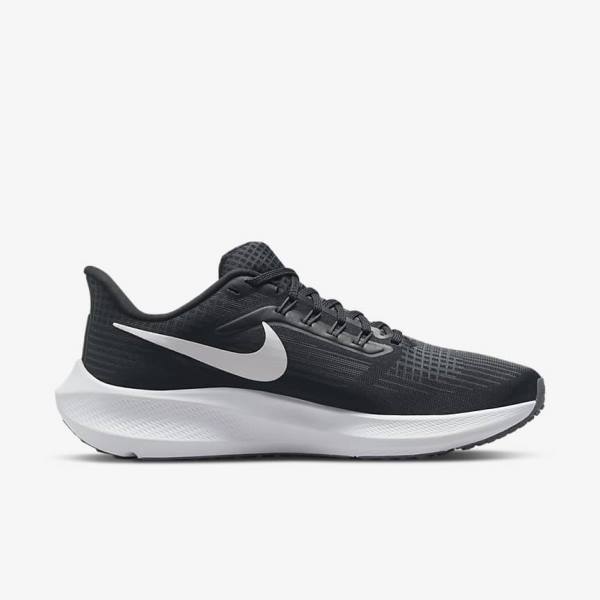 παπουτσια για τρεξιμο Nike Air Zoom Pegasus 39 δρομου γυναικεια μαυρα σκούρο γκρι ασπρα | NK148UJO